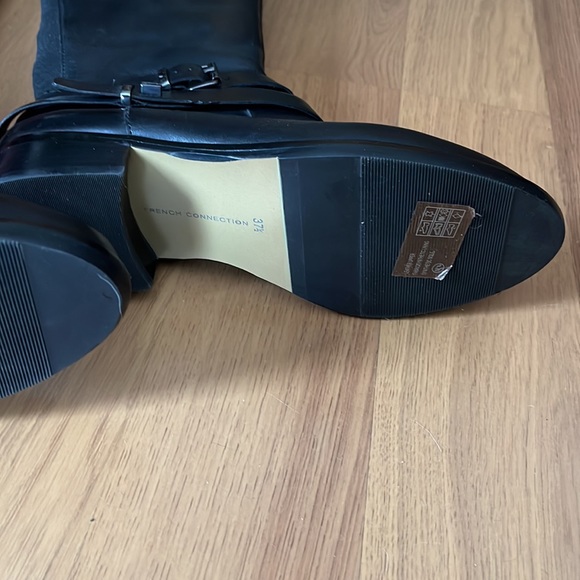 French connection black leather boots. - Picture 6 of 8